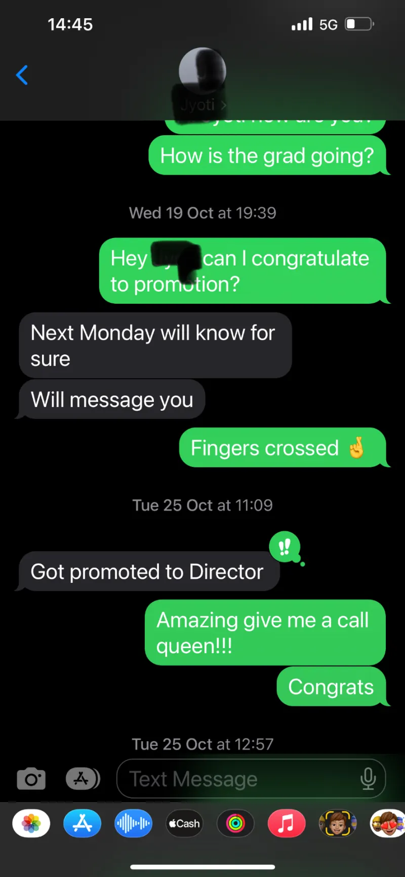 Promoted to Director